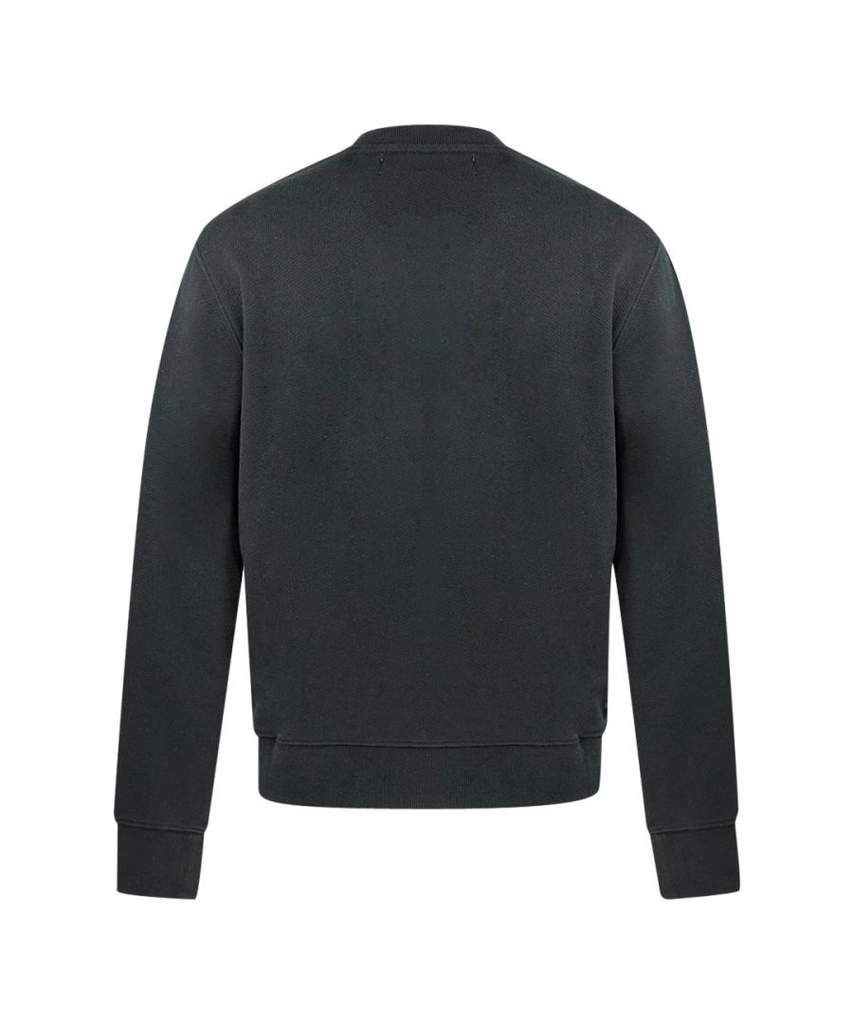 Off White Mens Logo Black Slim Sweatshirt Cotton - Size 2XL